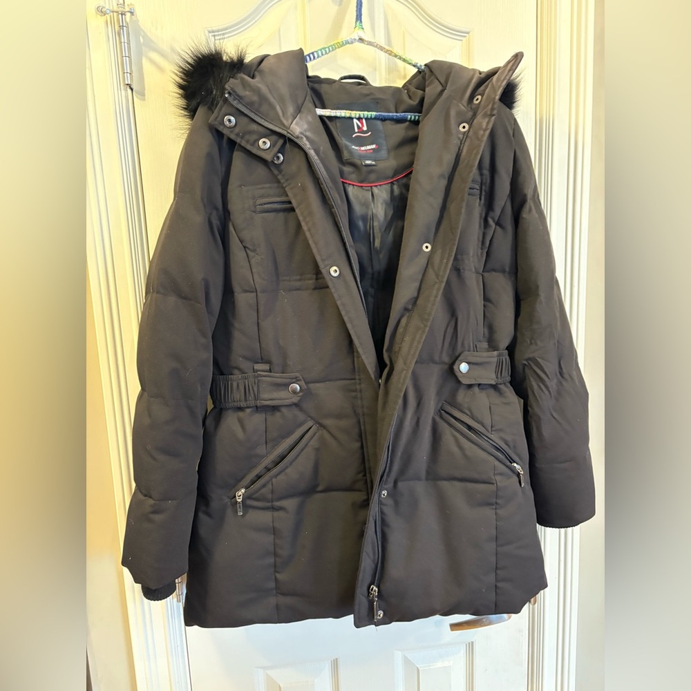 Jeno Neuman Collection Black Women’s Winter Coat Size M (10-12)